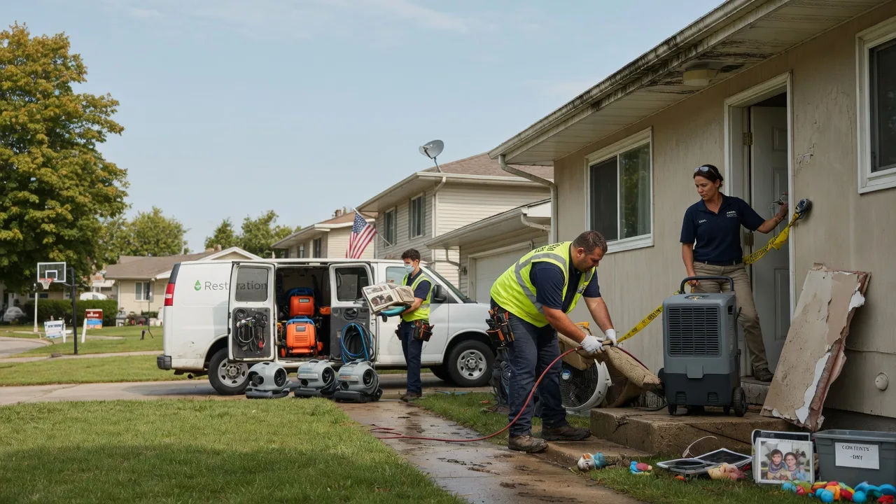 Water Damage Restoration in Sweetser, IN near me